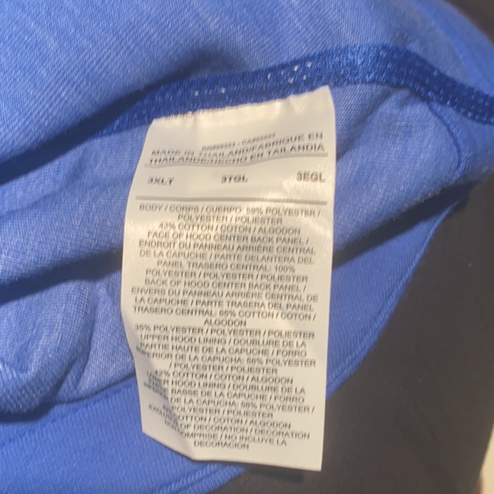 Nike jogger hooded zippered jacket 3X LT - Picture 6 of 8